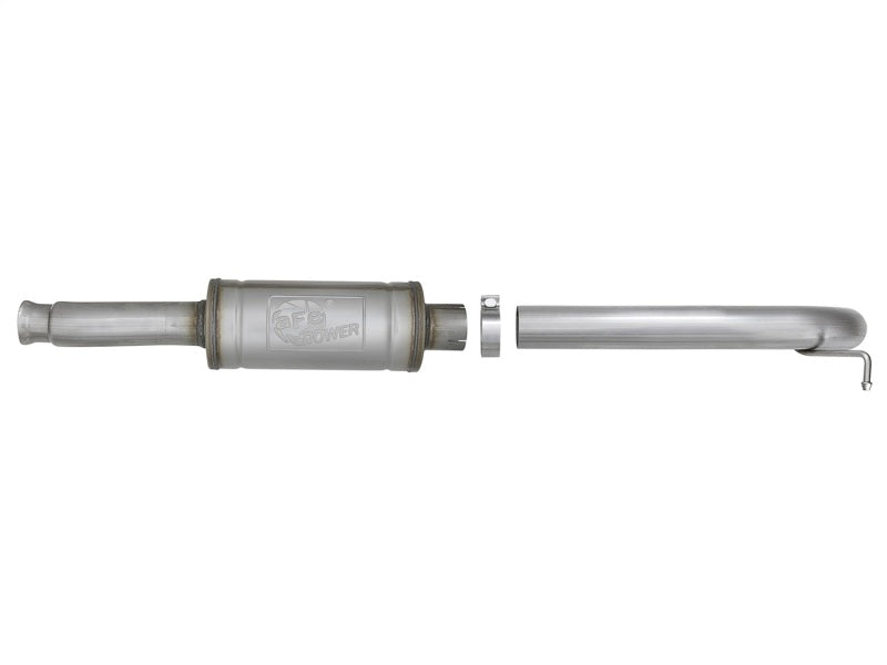 aFe Cat-Back Exhaust System, ROCK BASHER 3in (Before Axle Turn-Down) 49-48068 Photo - Unmounted