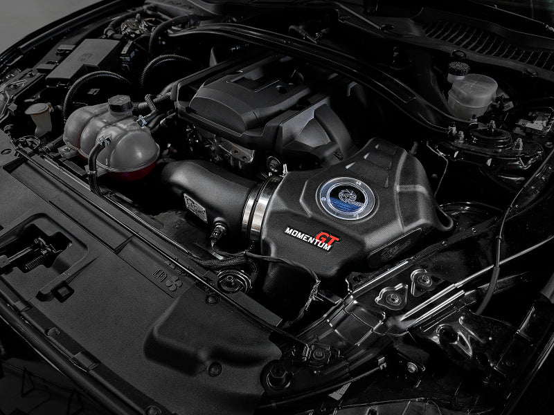 aFe Momentum GT CAIS w/ Pro 5R Media 18-19 Ford Mustang L4-2.3L (t) EcoBoost 50-70050R 50-70050R Photo - Mounted