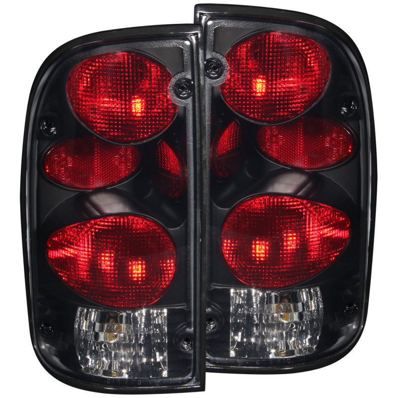 Anzo Smoked Black Euro Tail Lights 1995-2000 Toyota Tacoma 211180 Photo - Primary