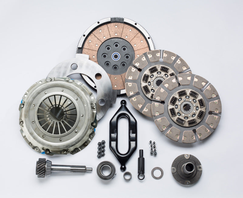 South Bend Clutch 94-04 Dodge NV4500 Super Street Dual Dampened Ceramic Disc Clutch Kit w/ ISK 1.375 SSDD3600-CB5K SSDD3600-CB5K Photo - Primary