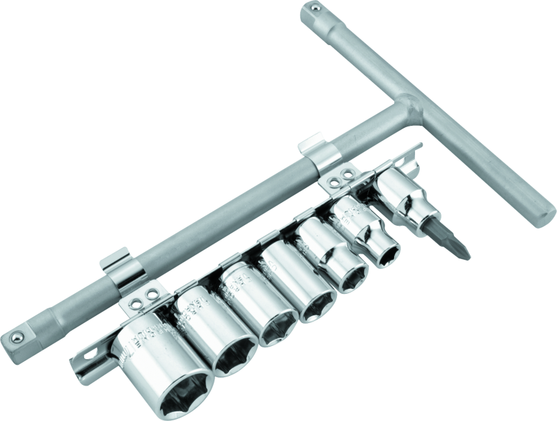 BikeMaster 3/8in Drive T-handle Set (8mm/10mm/12mm/13mm/14mm/17mm/#2 Phillips) 151547 151547 Photo - Primary