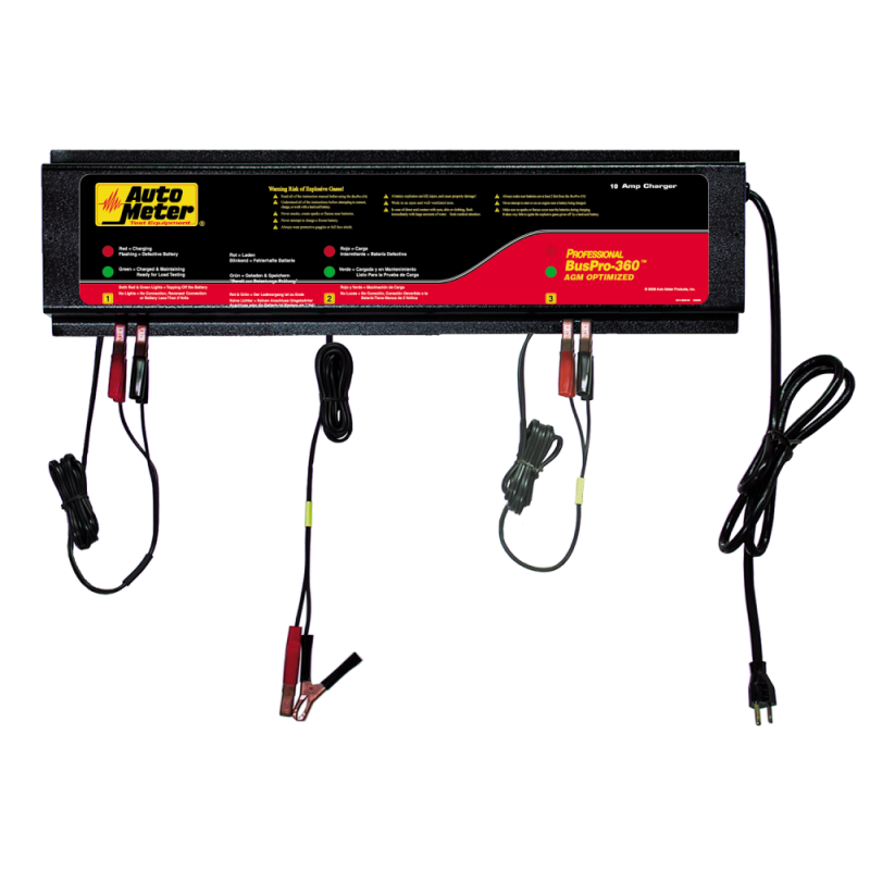 Autometer 120V 3 Station Automated Multi Battery Charging Station 5 Amps per Station BUSPRO-360 BUSPRO-360 User 1