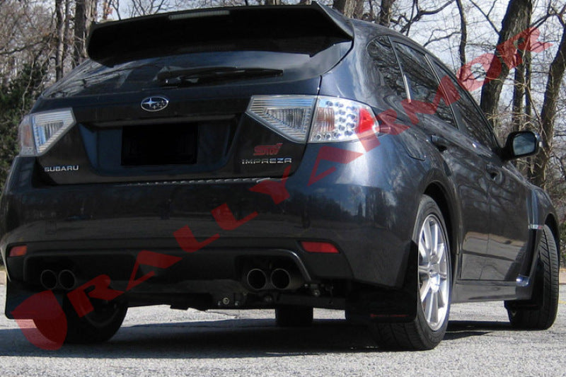 Rally Armor 2008-14 STI Mud flap Red logo MF15-UR-BLK/RD User 1
