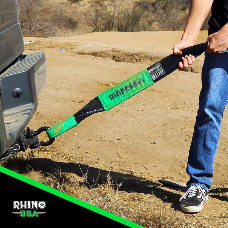 Rhino USA 30Ft Tow Strap/Hitch Combo RNO-30STRAPHITCH RNO-30STRAPHITCH User 4