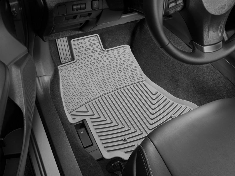 WeatherTech 16+ Subaru Crosstrek Front Rubber Mats - Grey W387GR W387GR Photo - Mounted
