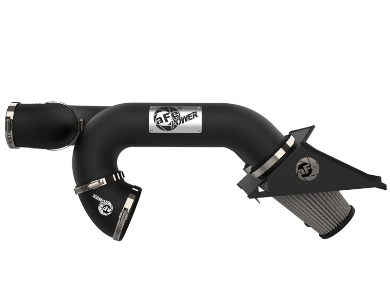 aFe Magnum Force Dual 3-1/2" Stage-2 XP Pro DRY S Cold Air Intake System 51-12972-B Photo - Unmounted