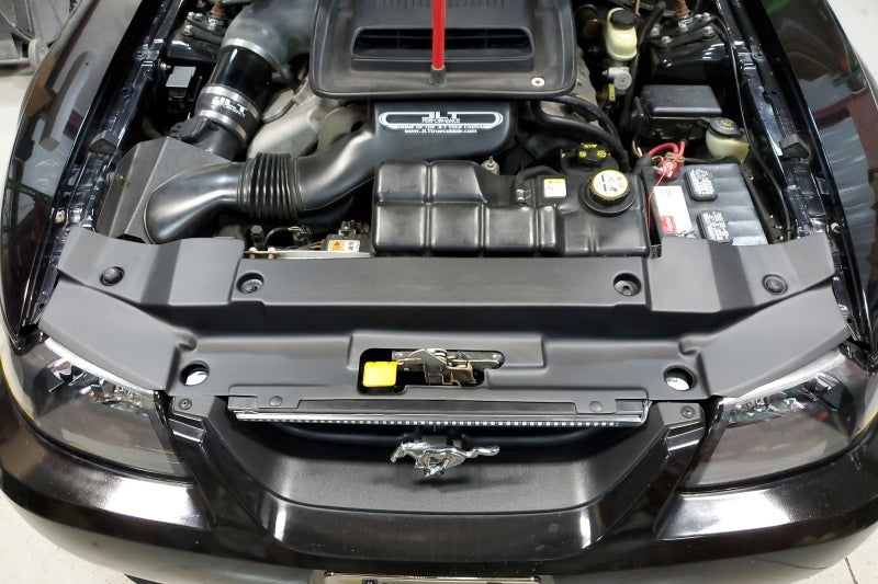 JLT 99-04 Ford Mustang Black Textured Radiator Support Cover JLTRSC-FM9904-2 JLTRSC-FM9904-2 Photo - Primary