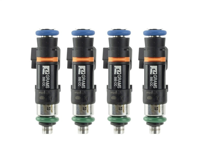 Grams Performance Nissan 240sx/S13/S14/S15/SR20 (Top Feed 14mm) 550cc Fuel Injectors (Set of 4) G2-0550-0707 G2-0550-0707 Photo - Primary