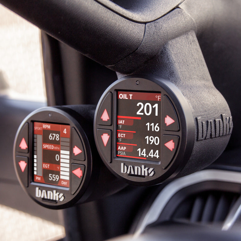 Banks Power 01-10 6.6L Duramax iDash 1.8 Super Gauge for Six-Gun / EconoMind / Speedbrake 61401 61401 Photo - Mounted