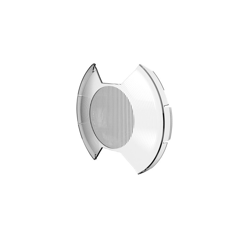 KC HiLiTES SlimLite 8in. LED Light Shield SAE Driving (Shield Only) - Clear 5209 5209 User 2