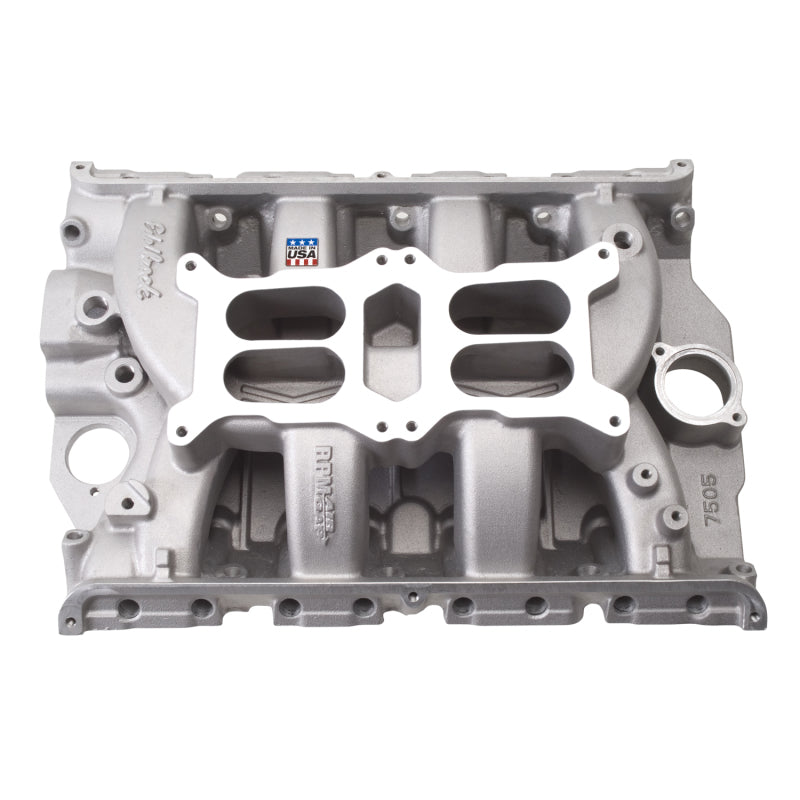 Edelbrock Intake Manifold, Ford, Performer. RPM, Dual Quad, FE 7505 Photo - Primary