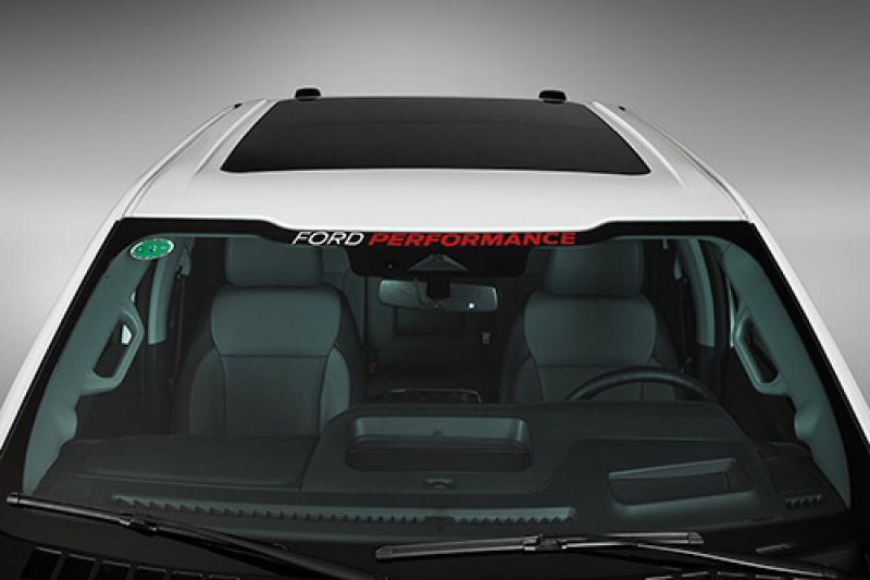 Ford Racing Ford Performance 21-23 F-150 / 17-23 Super Duty Windshield Banner - White/Red M-1820-WR M-1820-WR User 1