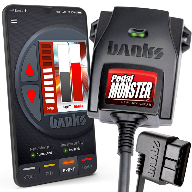 Banks Power Pedal Monster Kit (Stand-Alone) 07-19 RAM 2500/3500/11-20 Ford F-Series 6.7L Use w/Phone 64310-C 64310-C Photo - Primary