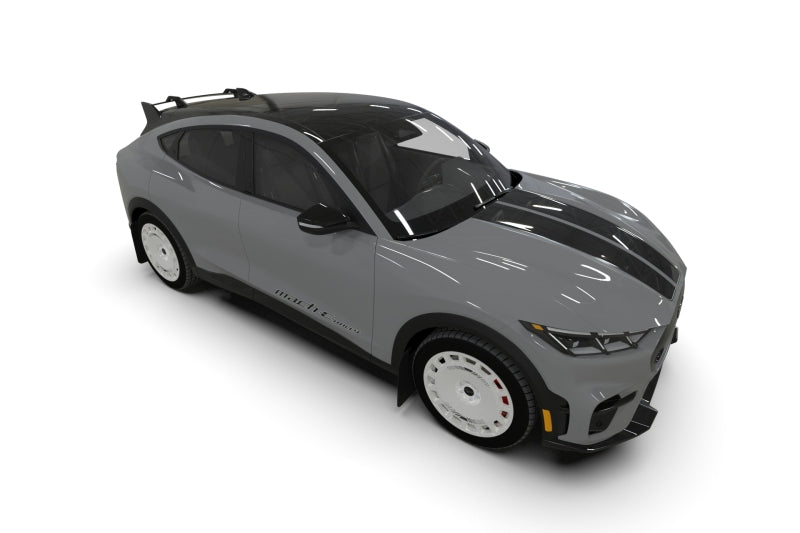 Rally Armor 2021-25 Ford Mach-E Rally Edition Black UR Mud Flap Metallic Black Logo MF96-URXT-BLK-MBK MF96-URXT-BLK-MBK User 1
