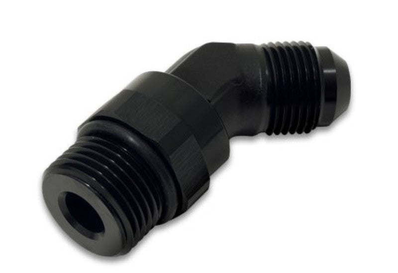 Vibrant -10AN Male to Male -10AN Straight Cut 45 Degree Adapter Fitting - Anodized Black 16948 16948 User 1