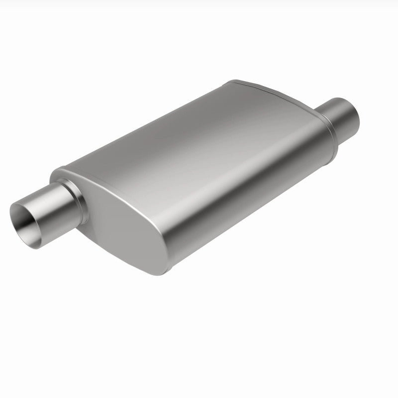 MagnaFlow 4" X 9" Oval Offset/Offset XL Multi-Chamber Performance Muffler 13236 360 Degree Image Set