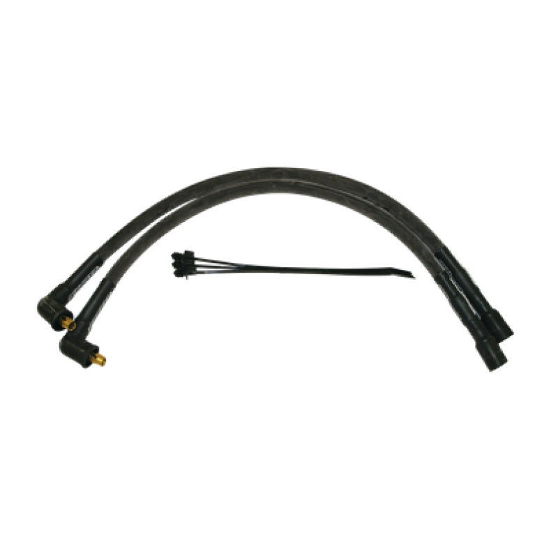 Moroso 97-98 Harley-Davidson FLT/FLHT/FLHR/FLTR Sleeved Ultra 40 Wire Set - Black 28315 28315 User 1