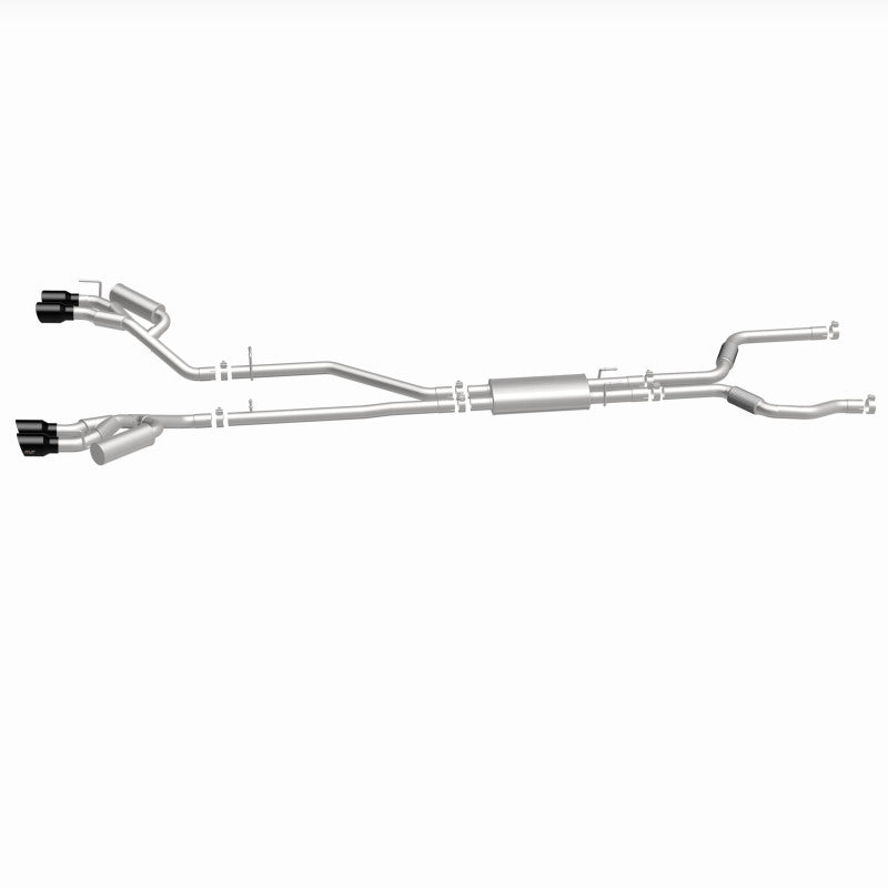 MagnaFlow 20-21 Ford Explorer 3.0L V6 Dual Exit Quad Black Chrome Tip Street Series Cat-Back Exhaust 19515 19515 360 Degree Image Set