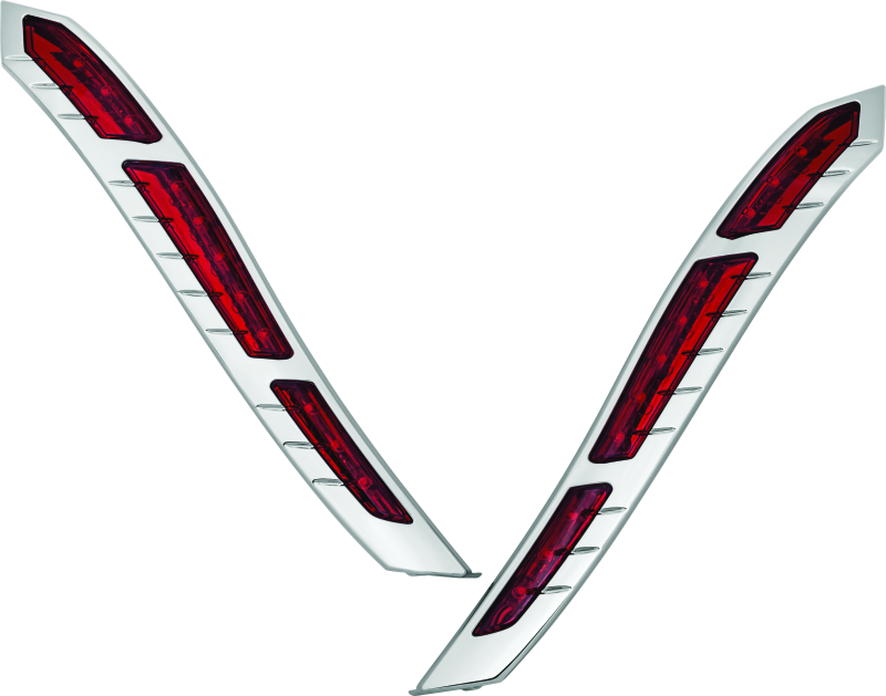 Kuryakyn Led Rear Fndr Strip Lgts Chr 2898 2898 Photo - Primary