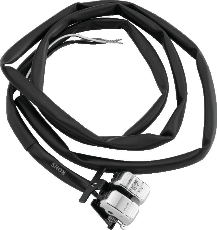 TwinPower Twin Power 96-13 Big Twin XL V-Rod Chrome Engine Start Stop Switch Replaces H-D 71589-96 71684-06A 601690 601690 Photo - Primary