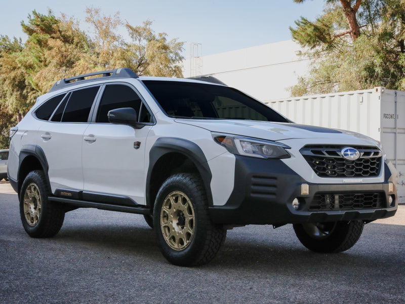 aFe POWER 20-23 Subaru Outback H4 2.4L (t) / H4 2.5L Terra Guard Trail Steps - Black 79-27006 79-27006 Photo - Mounted