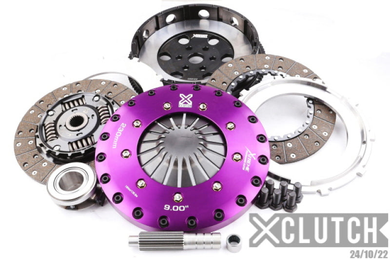 XCLUTCH 06-07 Mazda Mazdaspeed 3 2.3L Turbo 10.5in Twin Sprung Organic Clutch Kit XKMZ23530-2A XKMZ23530-2A Photo - Primary