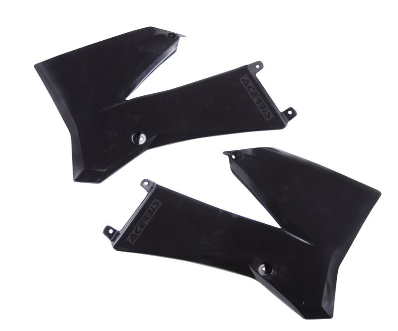 Acerbis 03-12 KTM SX85/ 04-11 SX105 Radiator Shroud - Black 2253060001 2253060001 Photo - Primary