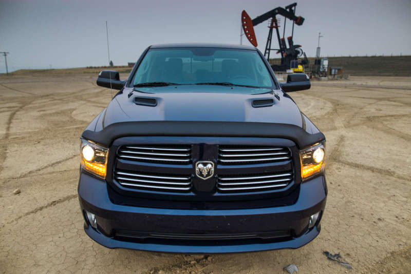 EGR 09-13 Dodge Ram Pickup Superguard Hood Shield - Matte (302655) 302655 302655 Photo - Mounted