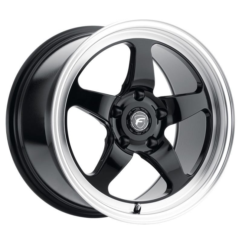 Forgestar D5 17x10 / 5x115 BP / ET30 / 6.6in BS Gloss Black Wheel F09170071P30 F09170071P30 Photo - Primary