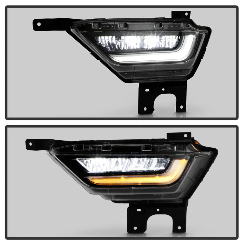 SPYDER 21-23 Ford F150 w/ Turn Signal OEM Style Full LED Fog Lights w/ Switch FL-FF1502021-LED-T-C 9052262 9052262 User 3
