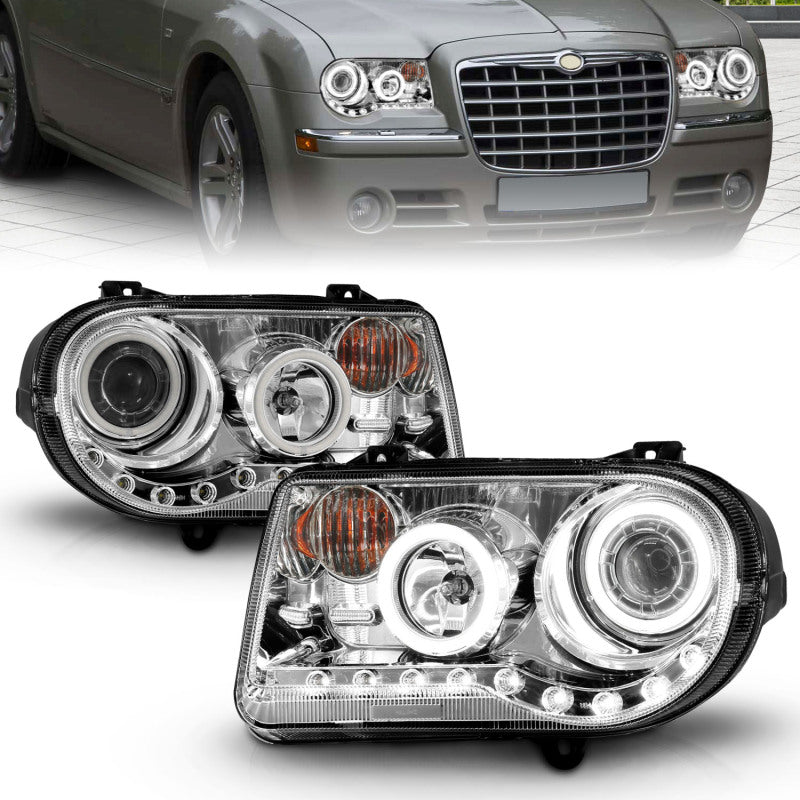 Anzo 2005-2010 Chrysler 300C Projector Headlights w/ Halo Chrome (CCFL) G2 121250 User 1
