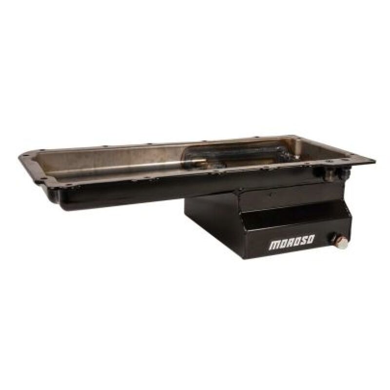 Moroso GM LS Swap (w/Rear Sump & Two -10An Fittings) Wet Sump 7qt 6in Baffled Steel Oil Pan 20140 20140 User 1