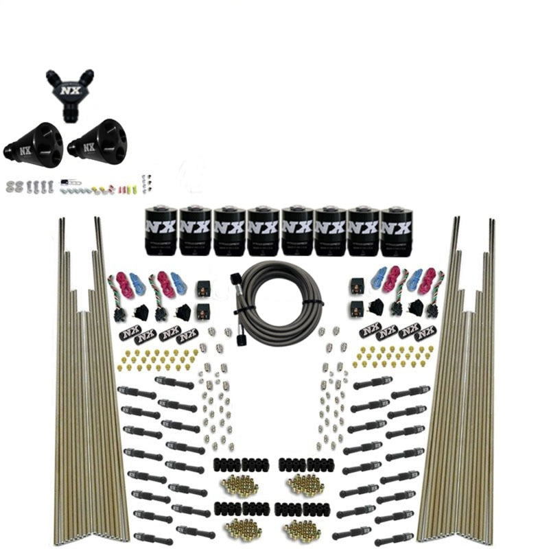 Nitrous Express 8 Cyl Dry Direct Port Four Stage 8 Solenoids Nitrous Kit (200-600HP) w/o Bottle 93306-00 93306-00 Photo - Primary