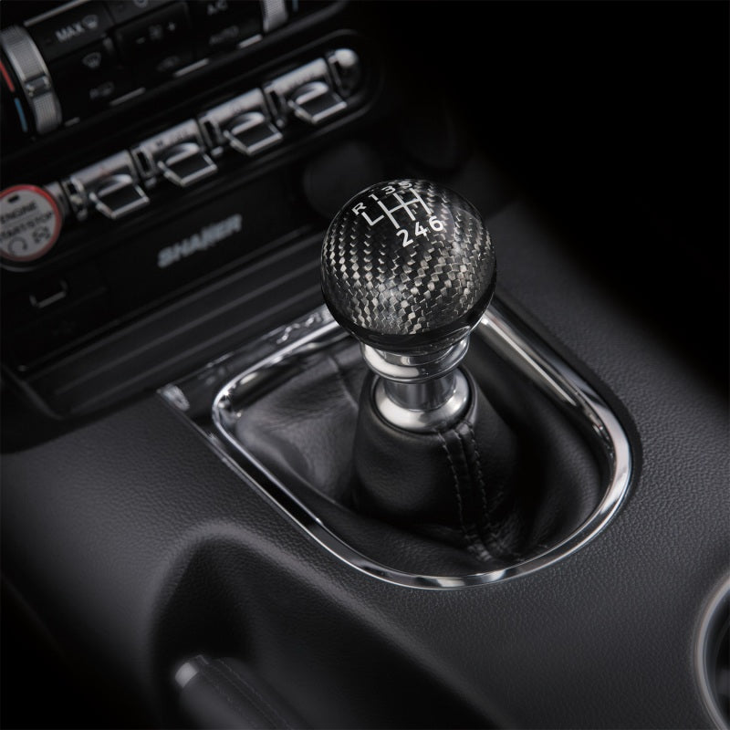 Ford Performance Parts 2015-2017 Mustang Carbon Fiber Shift Knob 6 Speed M-7213-MCF Photo - Mounted