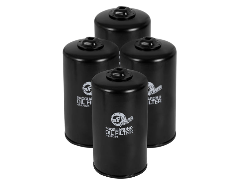 aFe Pro GUARD D2 Oil Filter (4 Pack) Ford Diesel Trucks 11-17 V8-6.7L (td) 44-LF024-MB Photo - Primary