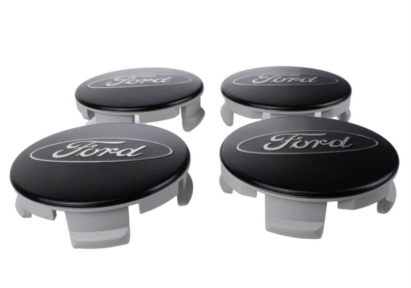 Ford Racing Ford Car Black & Chrome Wheel Center Cap Kit - Satin M-1096K-BCS M-1096K-BCS Photo - Unmounted