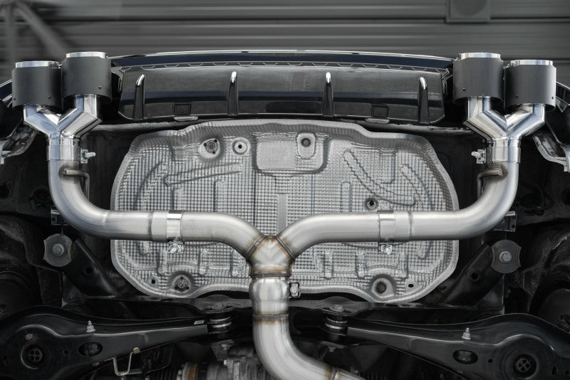 MBRP 15-19 VW Golf R MK7/MK7.5 3in T304 Cat Back Exhaust w/ Carbon Fiber Tips S46033CF S46033CF Photo - out of package