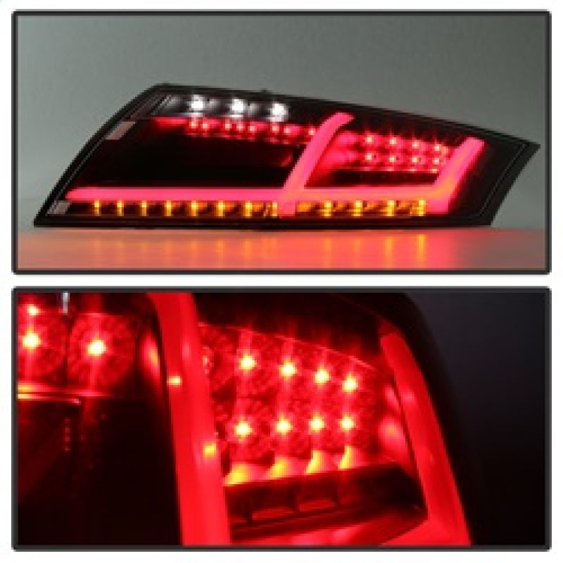 Spyder Audi TT 07-12 LED Tail Lights Black ALT-YD-ATT07-LED-BK 5081674 5081674 Photo - Unmounted