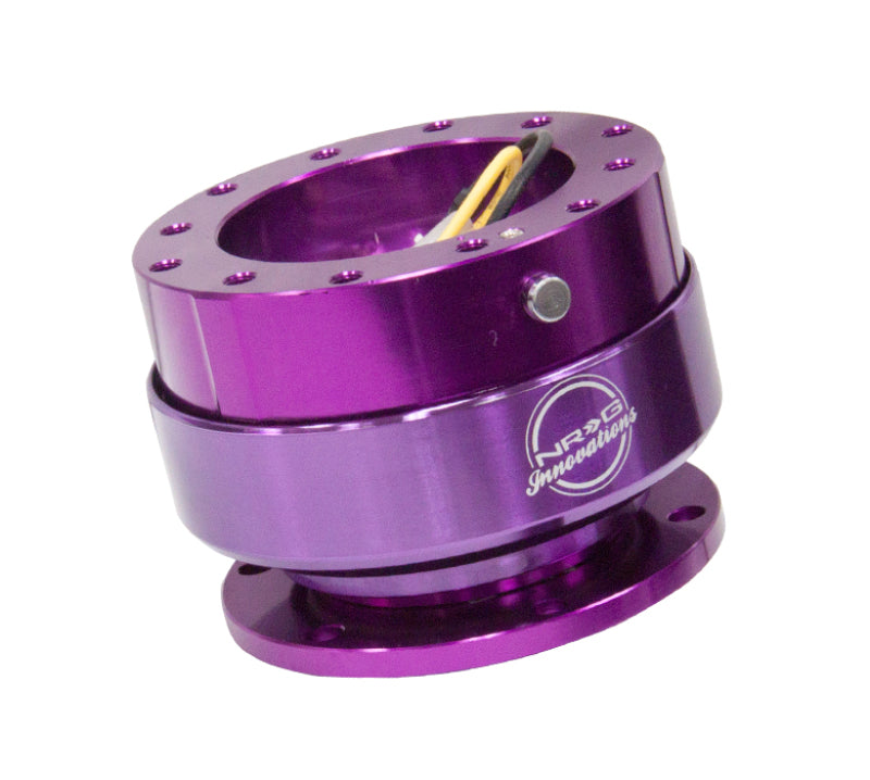 NRG Quick Release Kit Gen 2.0 Purple Body W/ Purple Ring SRK-200PP Photo - Primary