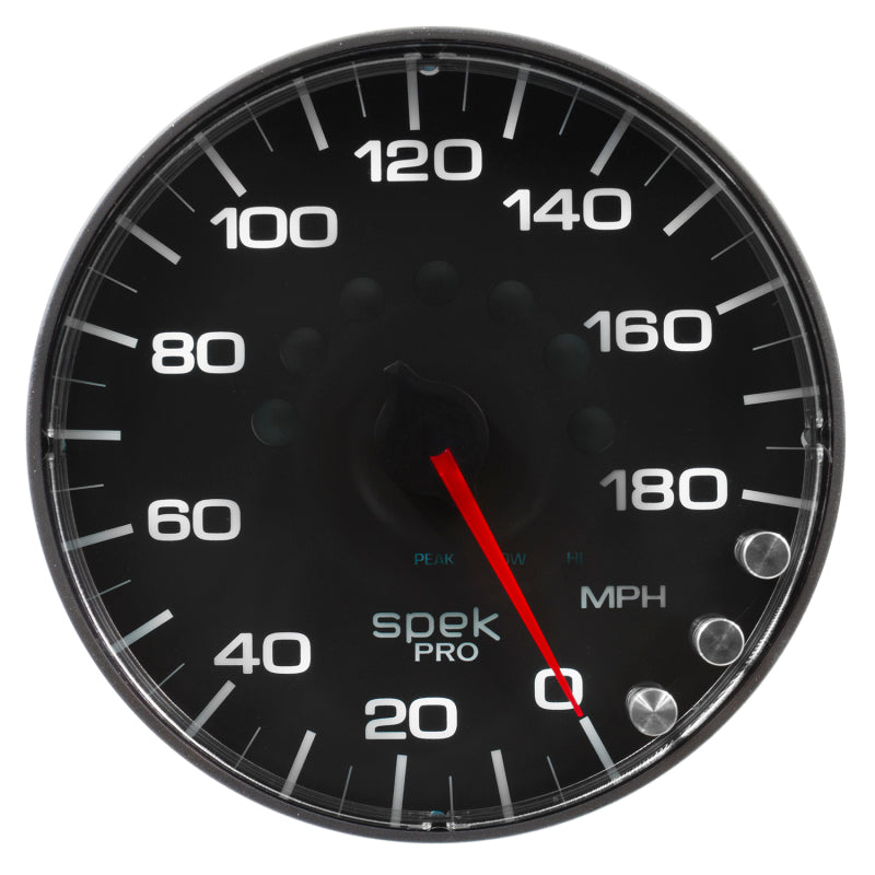 Autometer 5" Speedometer,0-180 MPH,Electric,Spek-Pro,Black Dial,Black Bezel P230328 User 1