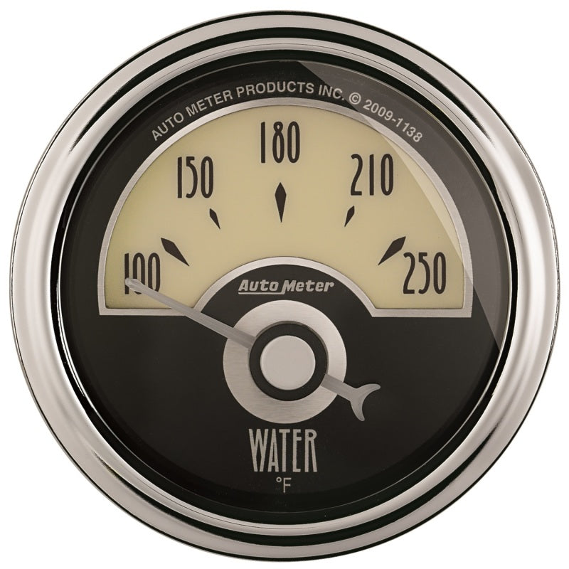 AutoMeter Gauge Water Temp 2-1/16in. 250 Deg. F Elec Cruiser Ad 1136 1136 Photo - Primary