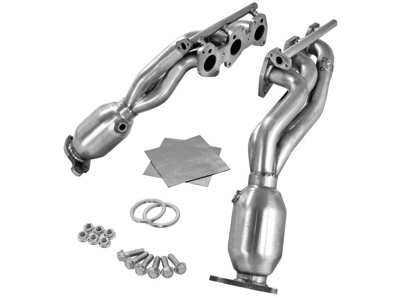 aFe Twisted Steel Header 409 SS w/Cat 12-15 Toyota Tacoma V6-4.0L 48-46003-1HC 48-46003-1HC Photo - Unmounted