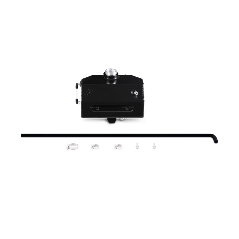 Mishimoto Wrinkle Black Coolant Expansion Tank Ford Mustang EcoBoost / V6 / V8 MMRT-MUS-15EBK Photo - Primary