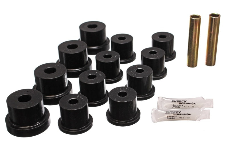 Energy Suspension Leaf Spring Bushing Set Black Chevrolet Nova Base 1962-1967 3.2122G Photo - Primary