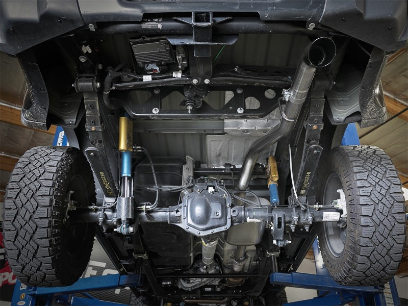 aFe Cat-Back Exhaust System MACH Force-Xp Hi-Tuck 3 IN 409 Stainless Steel 49-44099-B Photo - Mounted