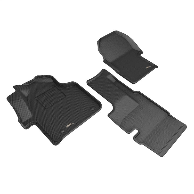 3D MAXpider ACE Kagu - Front - Black Floor Mats Floor Mats - Rubber main image