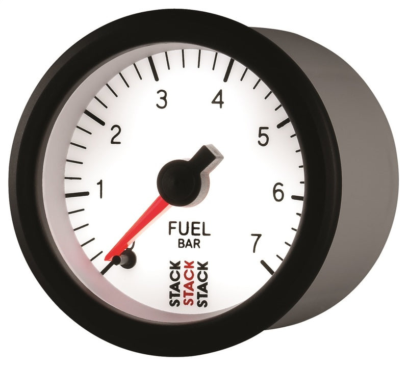 Autometer Stack 52mm 0-7 Bar M10 Male Pro Stepper Motor Fuel Pressure Gauge - White ST3355 ST3355 User 3