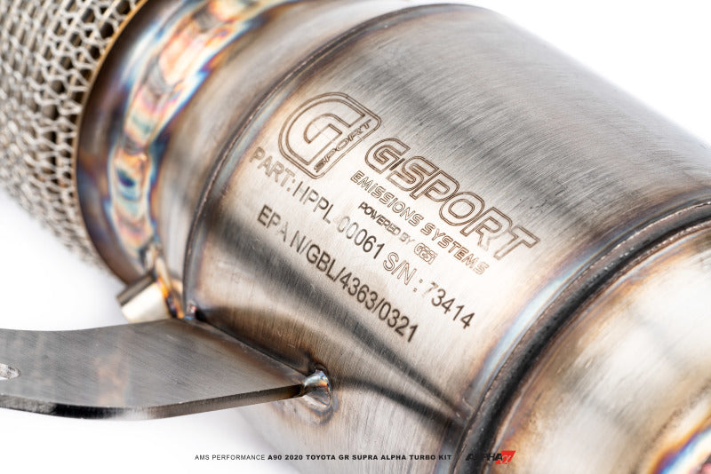 AMS Performance A90 2020 Toyota GR Supra Alpha 6 GTX3076 GEN II Turbo Kit 49 State Legal EPA Catted AMS.38.14.0001-2 AMS.38.14.0001-2 Photo - Primary