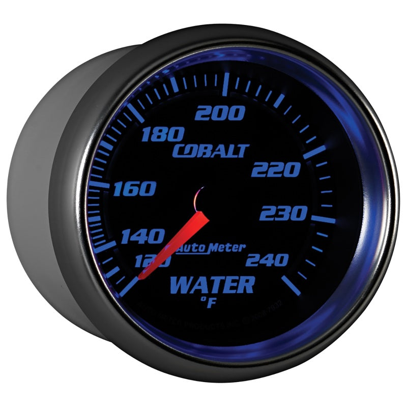 Autometer Gauge, Water Temp, 2 5/8", 120-240 Deg. F, Mechanical, Cobalt 7932 User 6