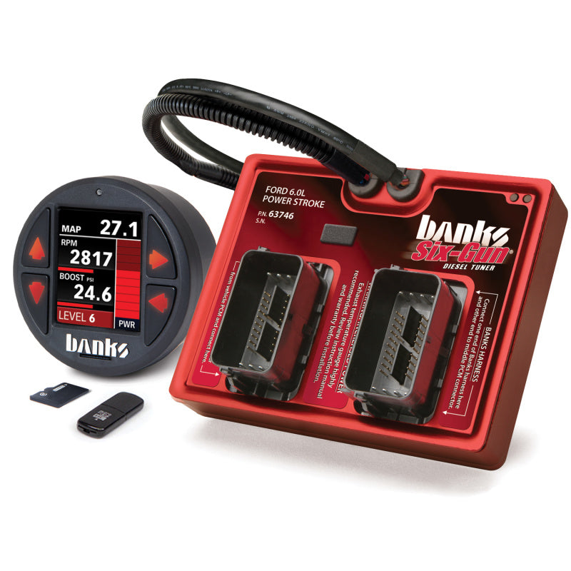 Banks 03-07 Ford F-250/F-350/F-450 6.0L Six-Gun Diesel Tuner w/ iDash-1.8 DataMonster 61454 61454 Photo - Primary